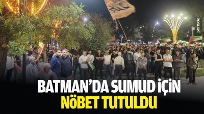 Batman&rsquo;da Sumud i&ccedil;in n&ouml;bet tutuldu