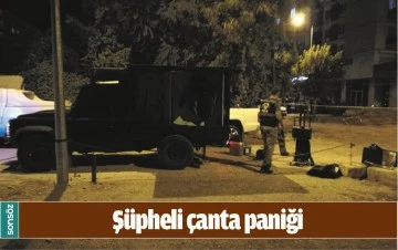 BATMAN'DA Ş&Uuml;PHELİ &Ccedil;ANTA PANİĞİ