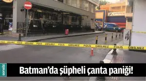 BATMAN&rsquo;DA Ş&Uuml;PHELİ &Ccedil;ANTA PANİĞİ!