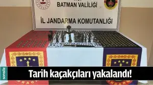 BATMAN'DA TARİH KAÇAKÇILARI YAKALANDI!