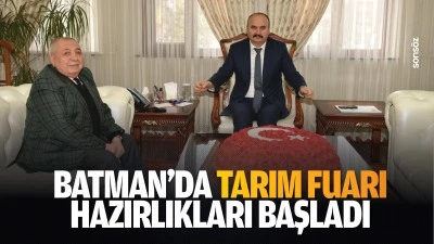 Batman&rsquo;da Tarım Fuarı hazırlıkları başladı