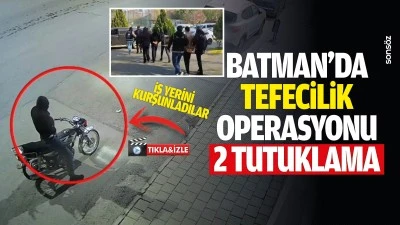 Batman&rsquo;da tefecilik operasyonu: 2 tutuklama