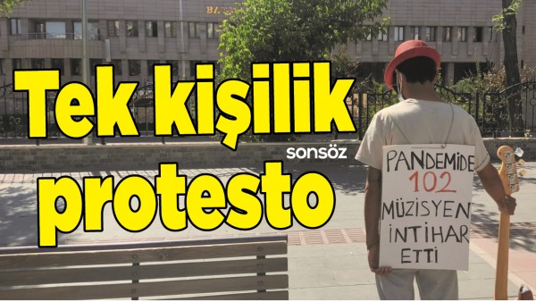 BATMAN'DA TEK KİŞİLİK PROTESTO