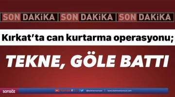 Batman&rsquo;da tekne battı