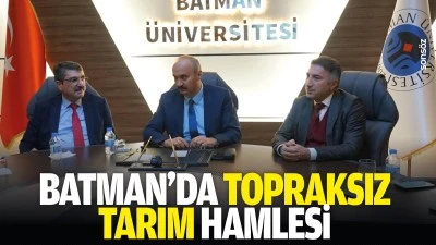 Batman&rsquo;da topraksız tarım hamlesi