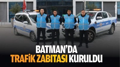 Batman&rsquo;da trafik zabıtası kuruldu