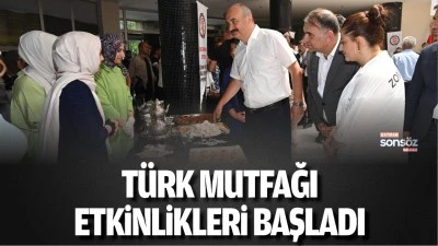 Batman&rsquo;da T&uuml;rk mutfağı etkinlikleri başladı