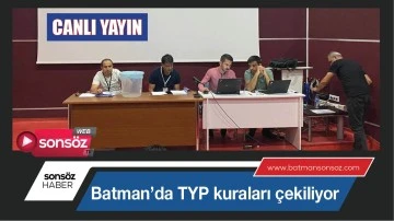 Batman&rsquo;da TYP kuraları &ccedil;ekiliyor