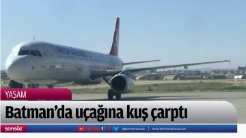 Batman&rsquo;da u&ccedil;ağına kuş &ccedil;arptı