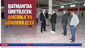 Batman&rsquo;da &uuml;retilecek, Amerika&rsquo;ya g&ouml;nderilecek