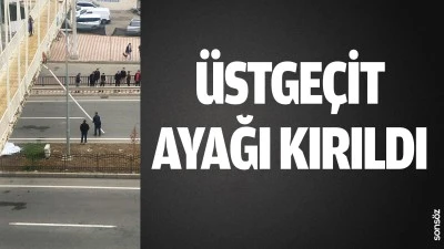 Batman&rsquo;da &uuml;stge&ccedil;it ayağı kırıldı