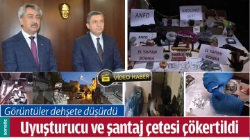 BATMAN'DA UYUŞTURUCU VE ŞANTAJ &Ccedil;ETESİ &Ccedil;&Ouml;KERTİLDİ
