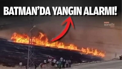 Batman&rsquo;da yangın alarmı!