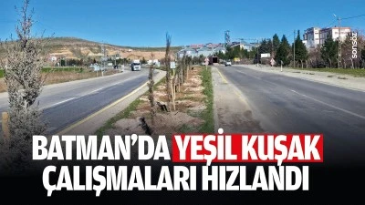 Batman&rsquo;da yeşil kuşak &ccedil;alışmaları hızlandı