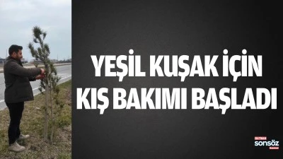 Batman&rsquo;da yeşil kuşak i&ccedil;in kış bakımı başladı