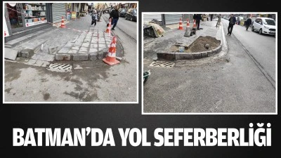 Batman&rsquo;da yol seferberliği