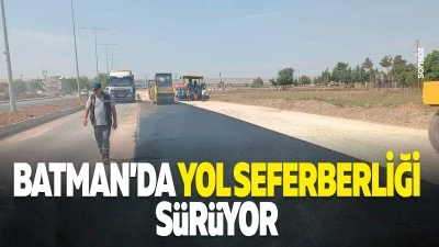 Batman&rsquo;da yol seferberliği s&uuml;r&uuml;yor