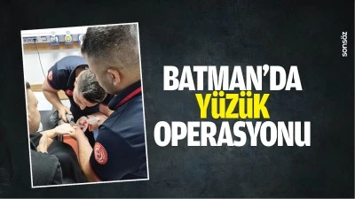 Batman&rsquo;da y&uuml;z&uuml;k operasyonu
