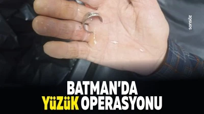 Batman&rsquo;da y&uuml;z&uuml;k operasyonu