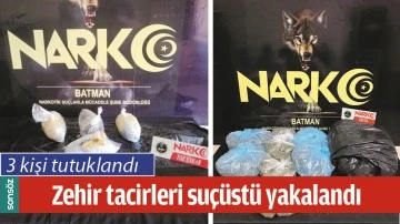 BATMAN'DA ZEHİR TACİRLERİ SU&Ccedil;&Uuml;ST&Uuml; YAKALANDI