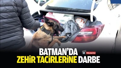 Batman&rsquo;da zehir tacirlerine darbe