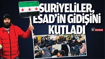 Batman&rsquo;daki Suriyeliler, Esad&rsquo;ın gidişini kutladı