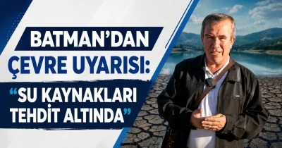 Batman&rsquo;dan &ccedil;evre uyarısı: &ldquo;Su kaynakları tehdit altında&rdquo;