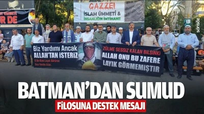 Batman&rsquo;dan Sumud filosuna destek mesajı