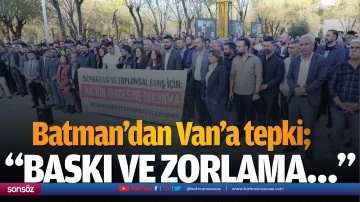 Batman&rsquo;dan Van&rsquo;a tepki;