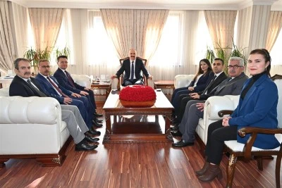 Batman Defterdarı, valiyi ziyaret etti