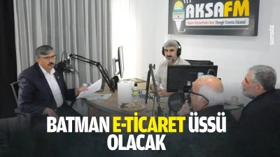 Batman E-ticaret &uuml;ss&uuml; olacak