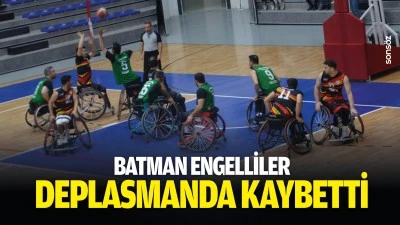 Batman Engelliler, deplasmanda kaybetti