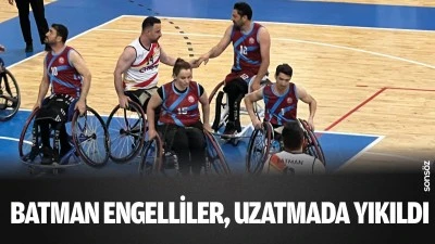 Batman Engelliler, uzatmada yıkıldı