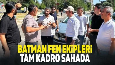 Batman Fen Ekipleri, tam kadro sahada