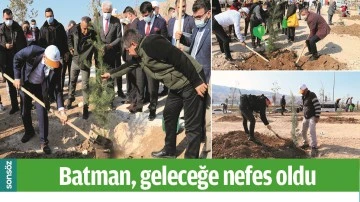BATMAN, GELECEĞE NEFES OLDU