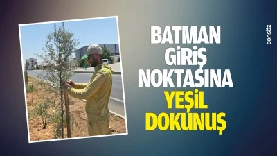 Batman giriş noktasına yeşil dokunuş