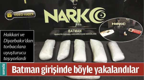BATMAN GİRİŞİNDE YAKALANDILAR!