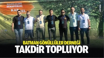 Batman G&ouml;n&uuml;ll&uuml;ler Derneği, takdir topluyor