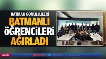 Batman G&ouml;n&uuml;ll&uuml;leri, Batmanlı &Ouml;ğrencileri ağırladı