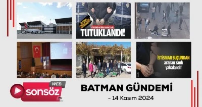 Batman G&uuml;ndemi 14 Kasım 2024