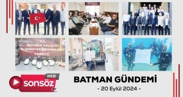 Batman G&uuml;ndemi 20 Eyl&uuml;l 2024