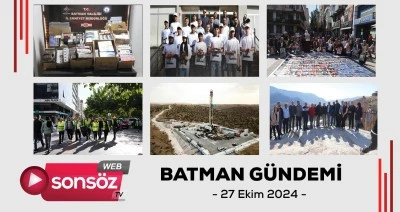 Batman G&uuml;ndemi 27 Ekim 2024