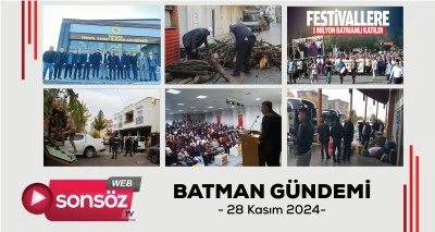 Batman G&uuml;ndemi 28 Kasım 2024
