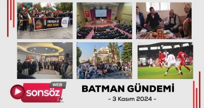 Batman G&uuml;ndemi 3 Kasım 2024
