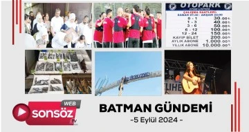 Batman G&uuml;ndemi 5 Eyl&uuml;l 2024