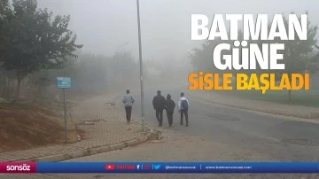 Batman g&uuml;ne sisle başladı