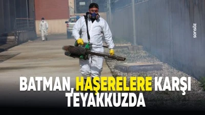 Batman, haşerelere karşı teyakkuzda