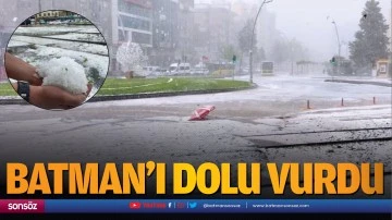 Batman&rsquo;ı dolu vurdu