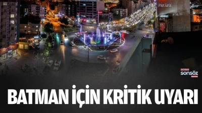 Batman i&ccedil;in kritik uyarı