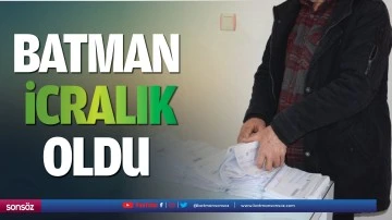 Batman icralık oldu